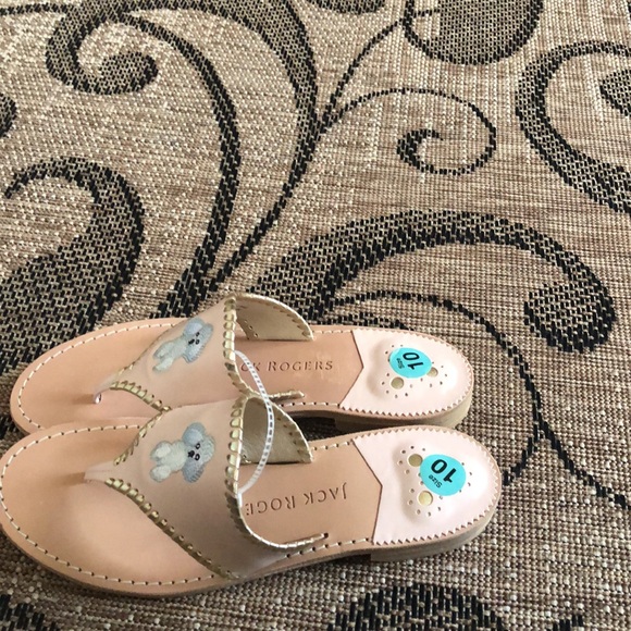 NWOT Jack Rogers Size 10 Slide Poodle Sandals - Picture 3 of 6